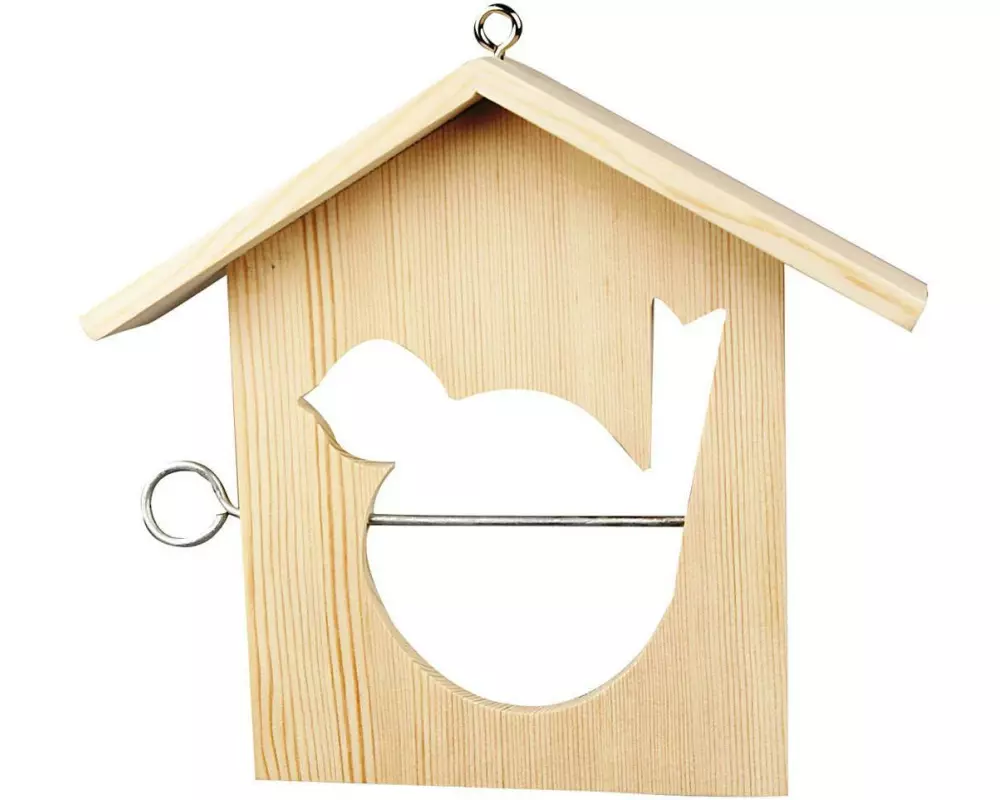 Creativ Company Holzartikel 21 cm Vogelfutterhaus