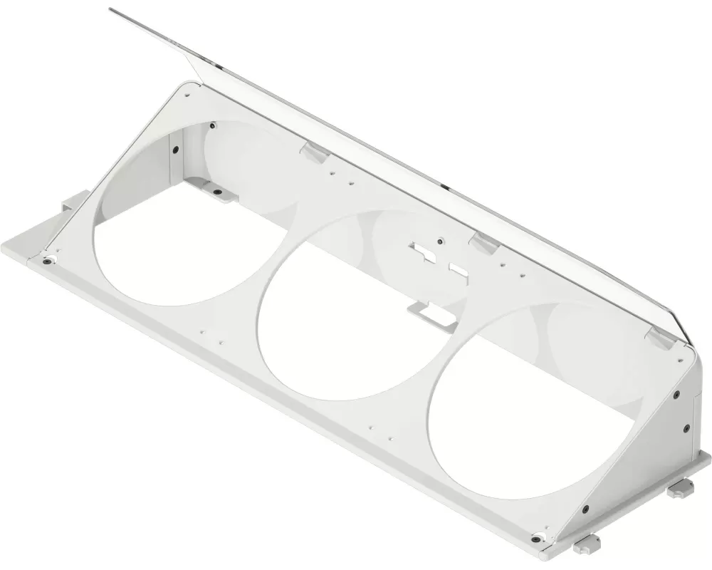 HAVN HS 420 Angled Bottom Fan Bracket Weiss
