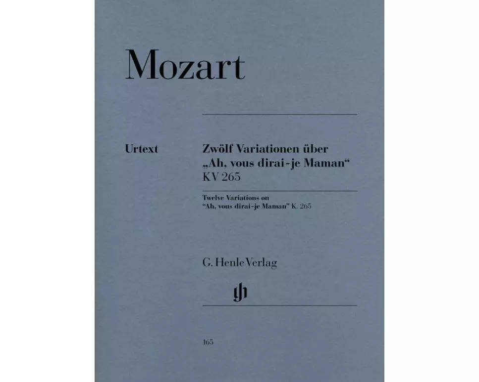 12 Variationen über "Ah, vous dirai-je Maman" KV 265 (300e)