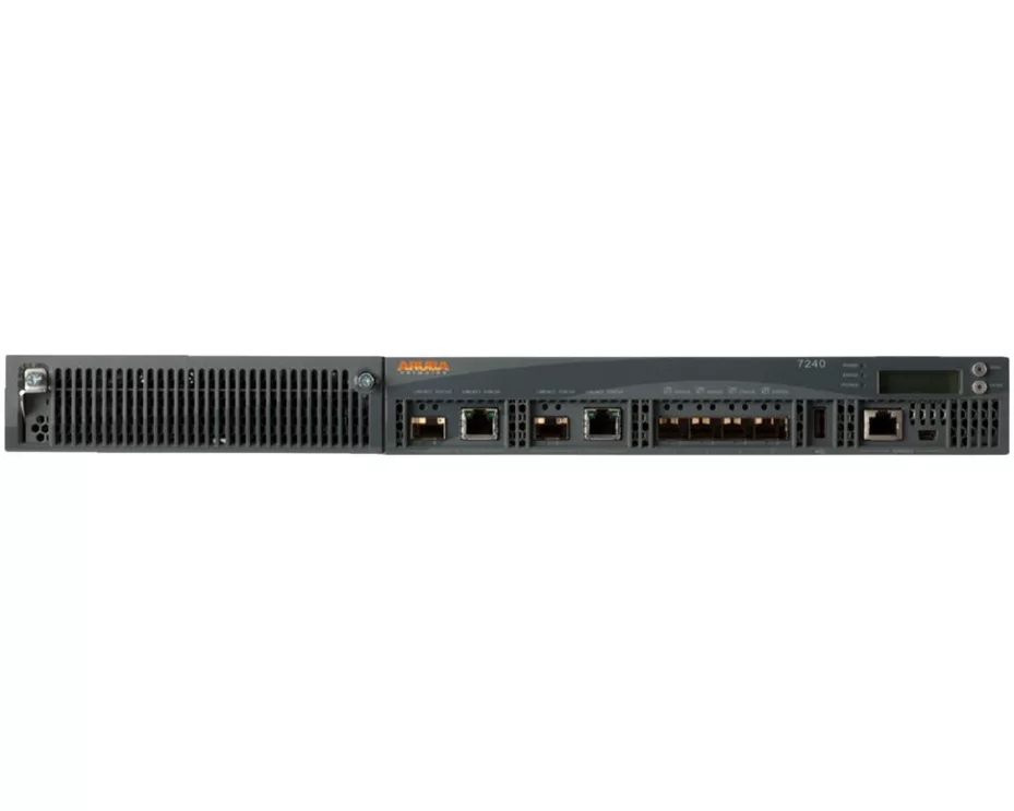 HPE Aruba 7220 Controller, RW, 4 Ports, 10GBase-X SFP+, 2 Ports, Dual Pers 1000BASE-T or SFP