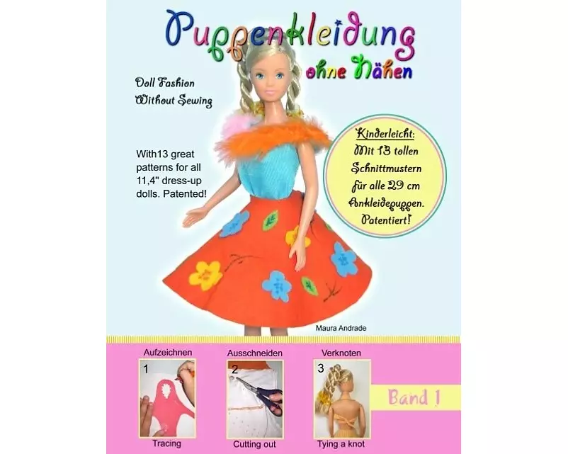 Puppenkleidung ohne Nähen, Band 1 - Doll Fashion Without Sewing, Vol. 1