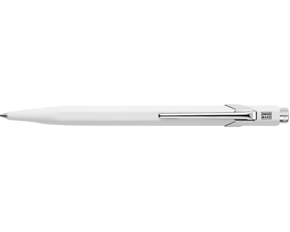 CARAN D'ACHE Kugelschreiber 849 Pop Line 849.502 weiss matt, mit Metalletui