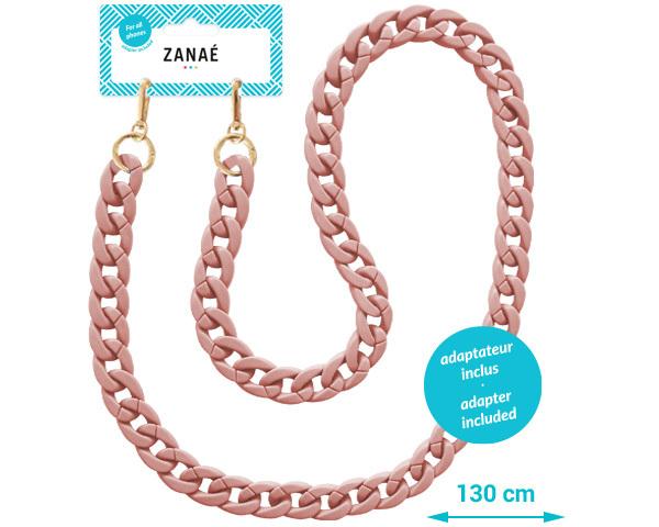 ZANAÉ Phone Necklace Blush 17671 Fall & Mate rose