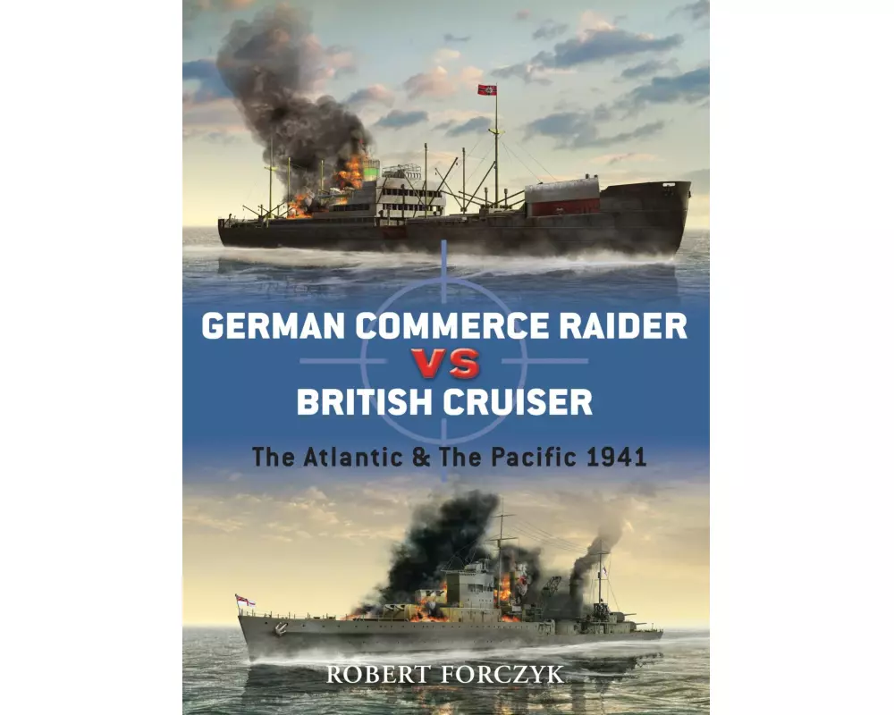 German Commerce Raider vs British Cruiser