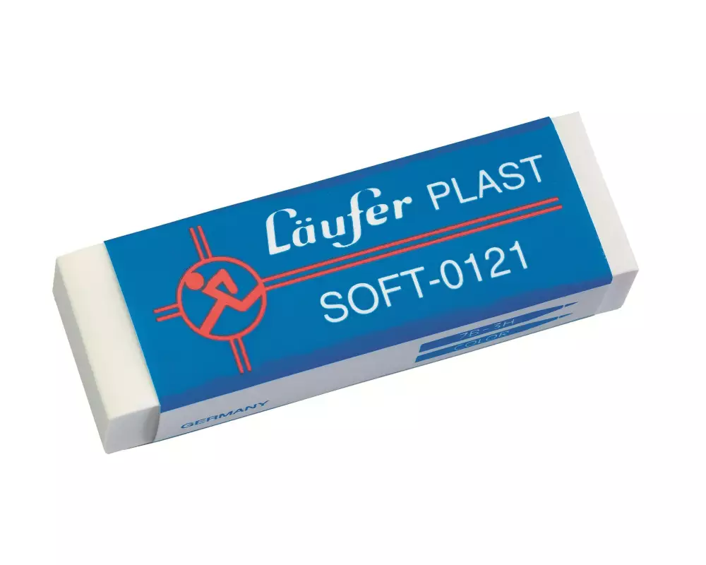 Läufer Radiergummi Soft 0121 Weiss