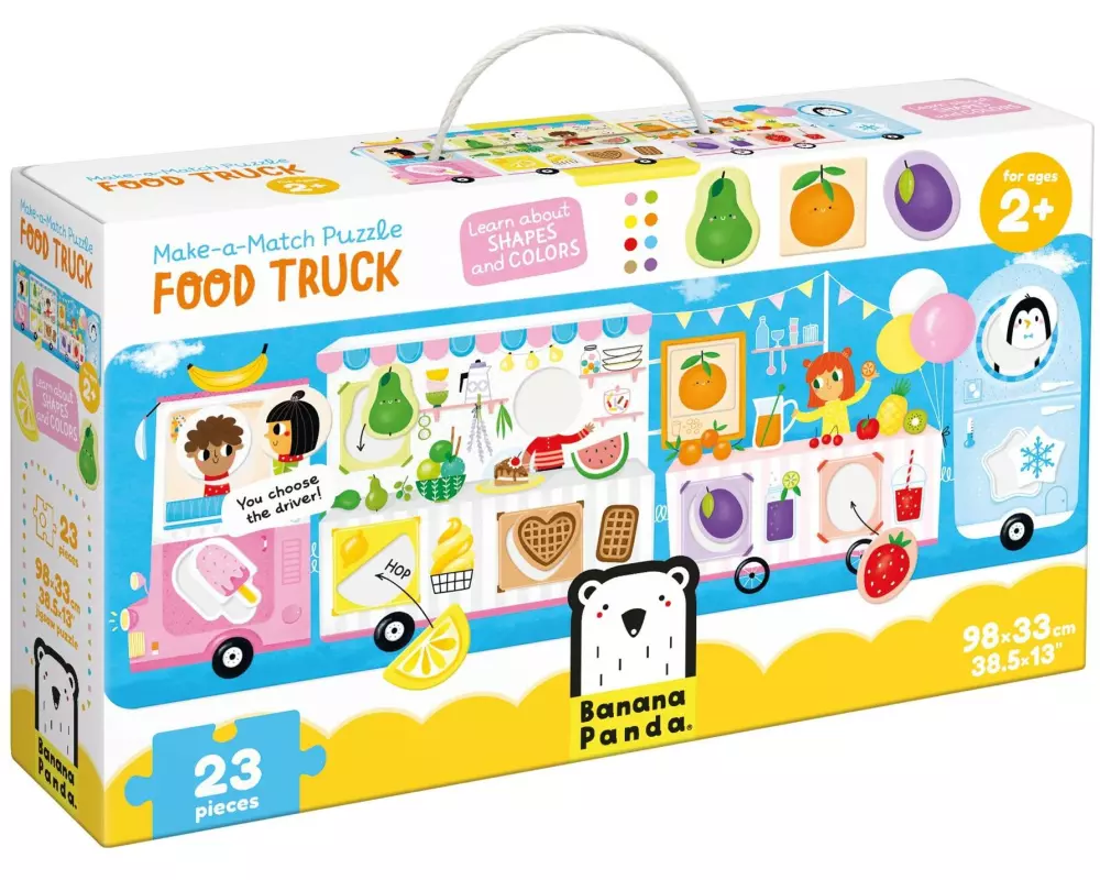 Banana Panda Puzzle Make-A-Match Puzzle Food Truck