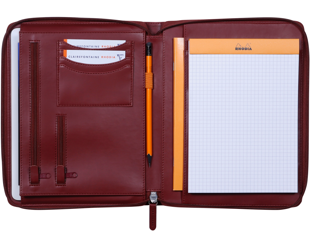 RHODIA Konferenzmappe A5 168107C weinrot