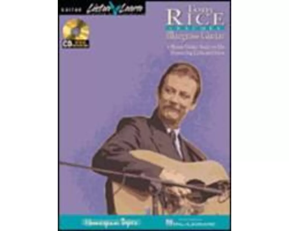 Tony Rice Bluegrass Guitar Songbook Learn Flatpicking, Licks, and Solos Includes Guitar Tabs and Online Audio Essential Instructional Book for Bluegra