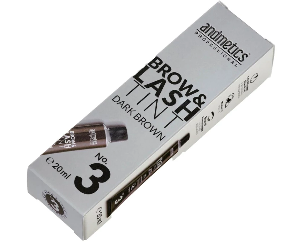 andmetics Professional Brow und Lash Tint dunkelbraun