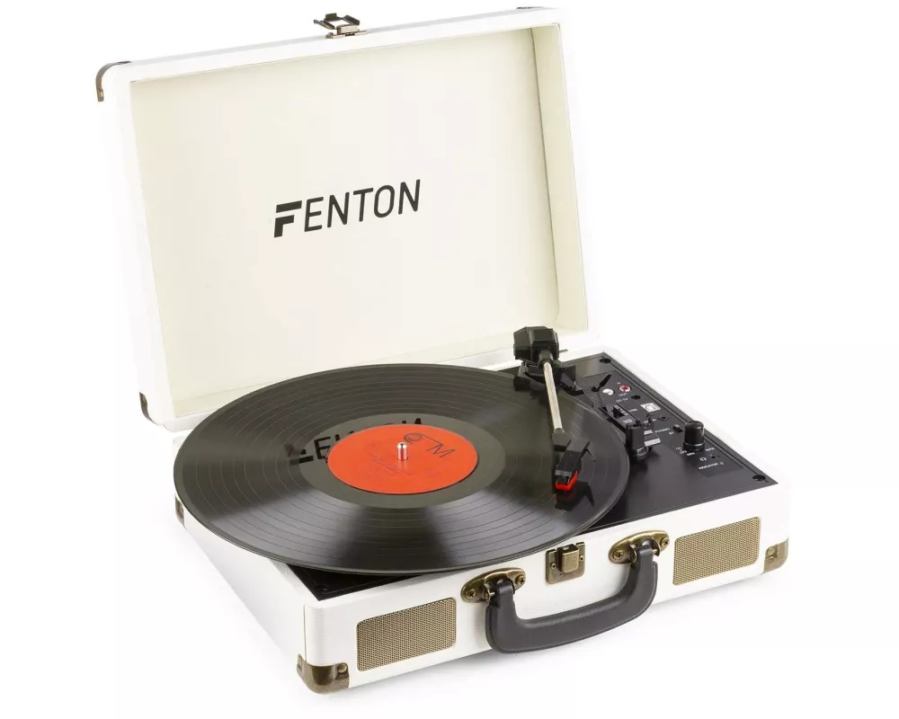 Fenton Plattenspieler mit Bluetooth RP115G Cremé