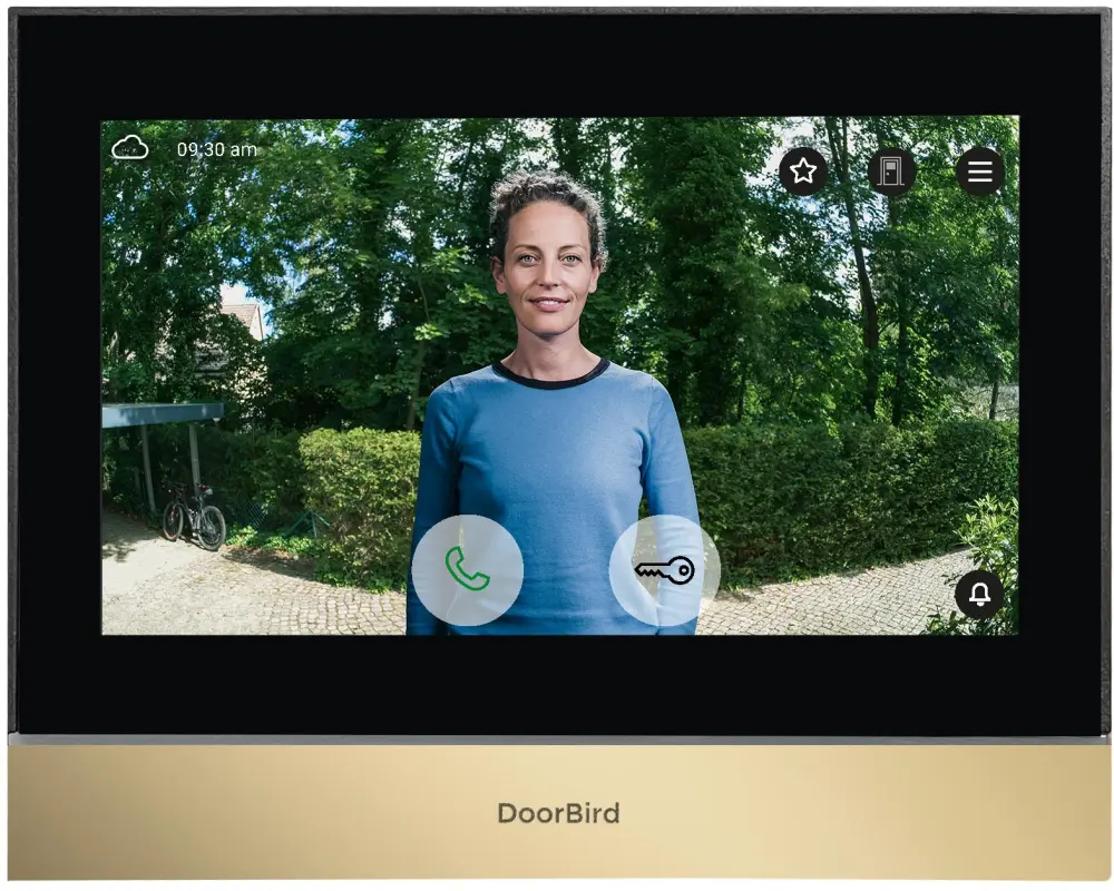 Doorbird IP Video Innenstation A1104T Brass Finish