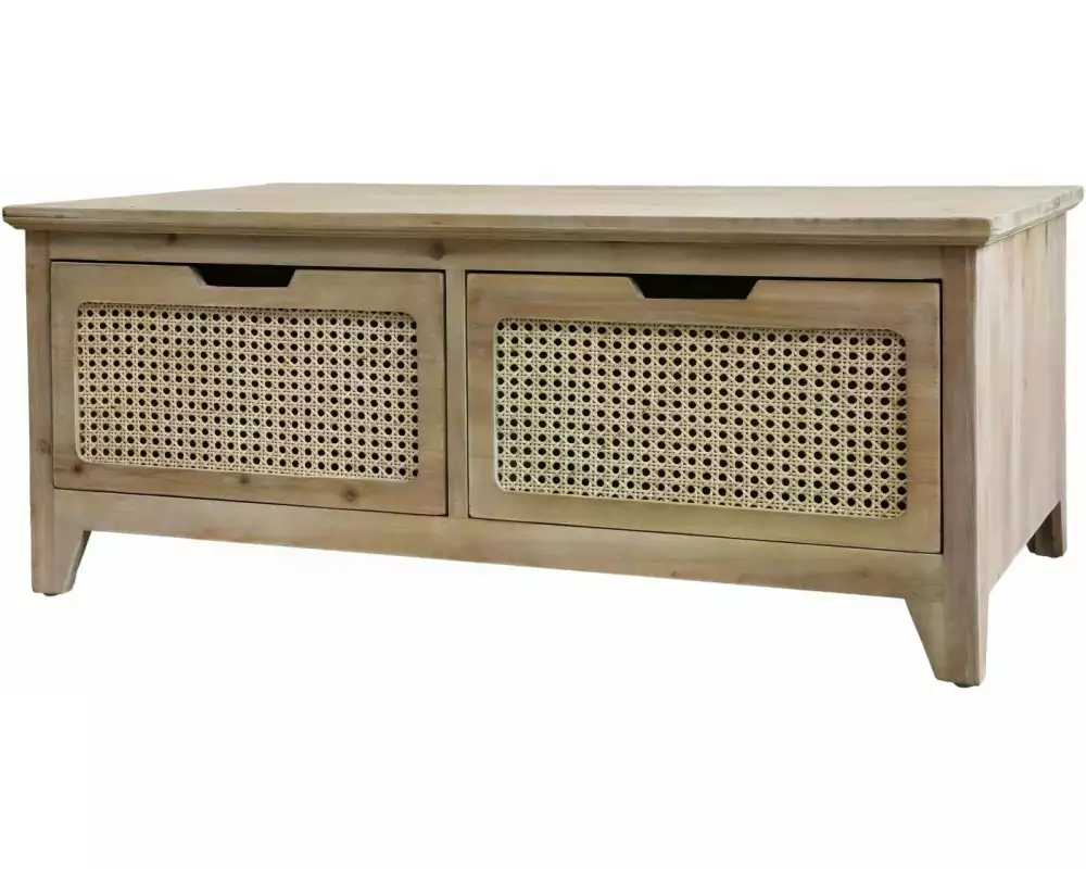 Chic Antique Couchtisch 40.5 x 100 x 60 cm, Braun