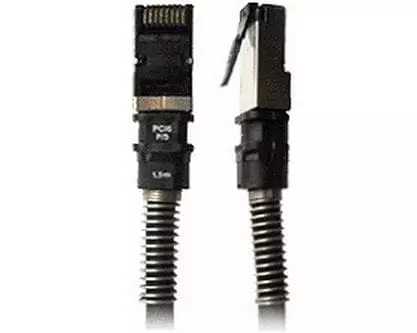 Patchsee Patchkabel RJ-45 - RJ-45 Cat 6A, U/UTP, 1.2 m, Schwarz