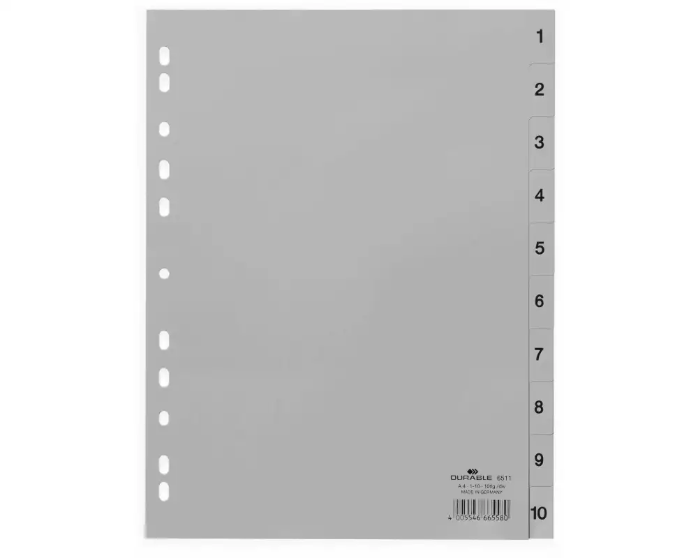 DURABLE Register A4 1-10