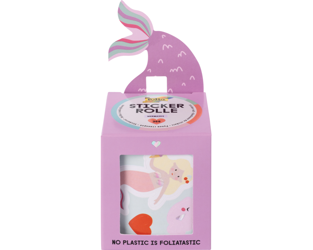 FOLIA Stickerrolle 4m 27101 Mermaids 368 Teile