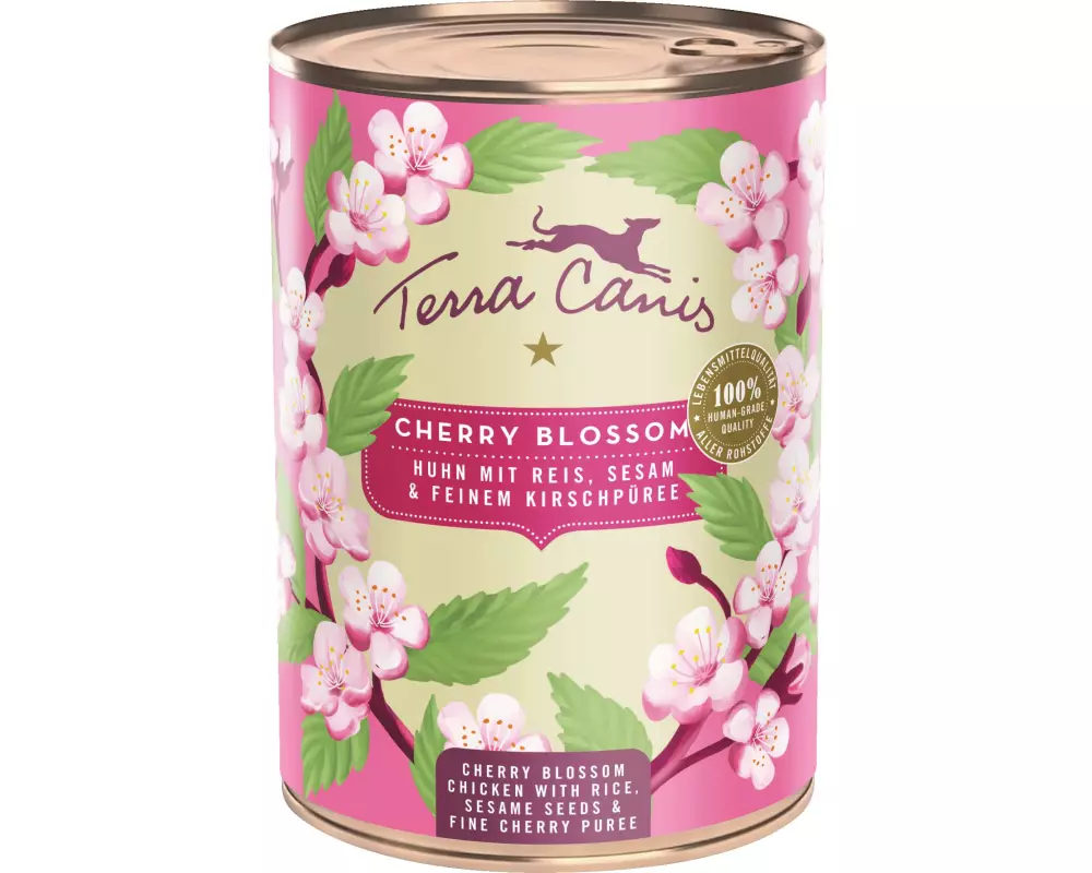 Terra Canis Nassfutter Flower Menu Cherry Blossom, 400 g