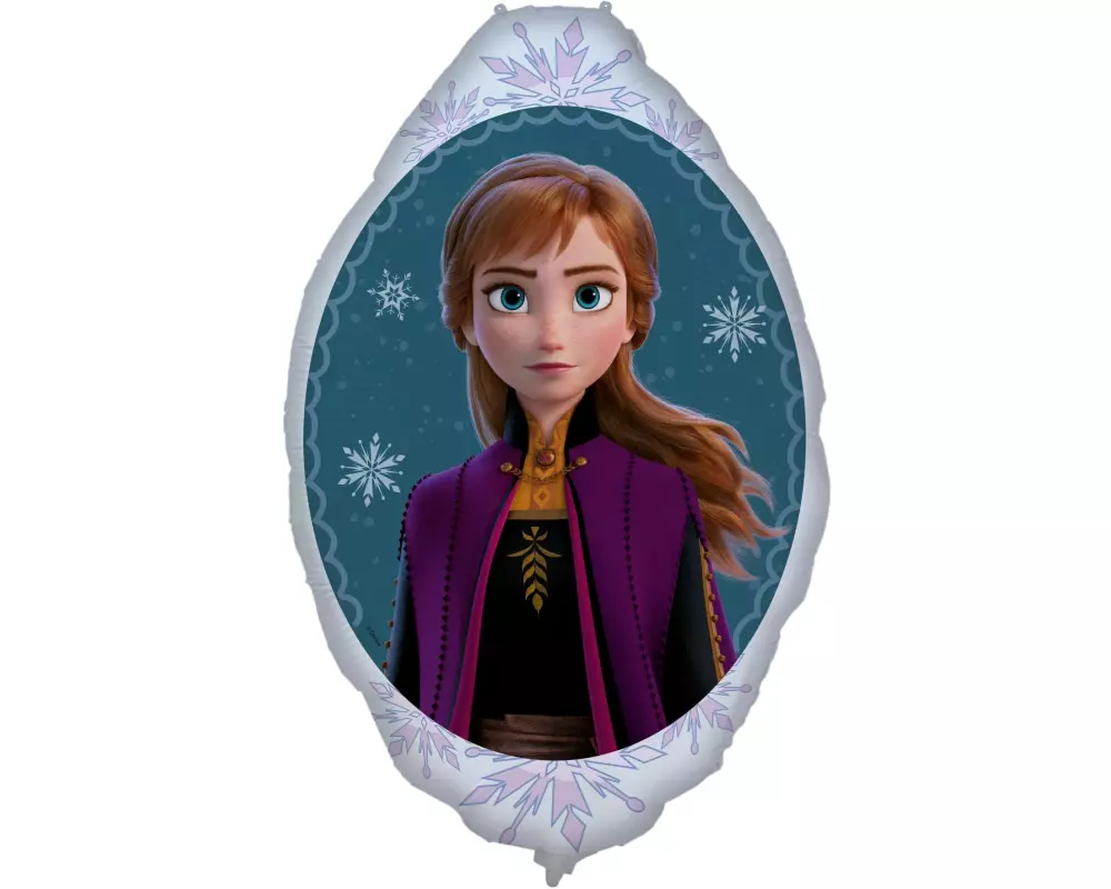 We fiesta Party Folienballon Frozen Anna 90 x 68 cm, Mehrfarbig