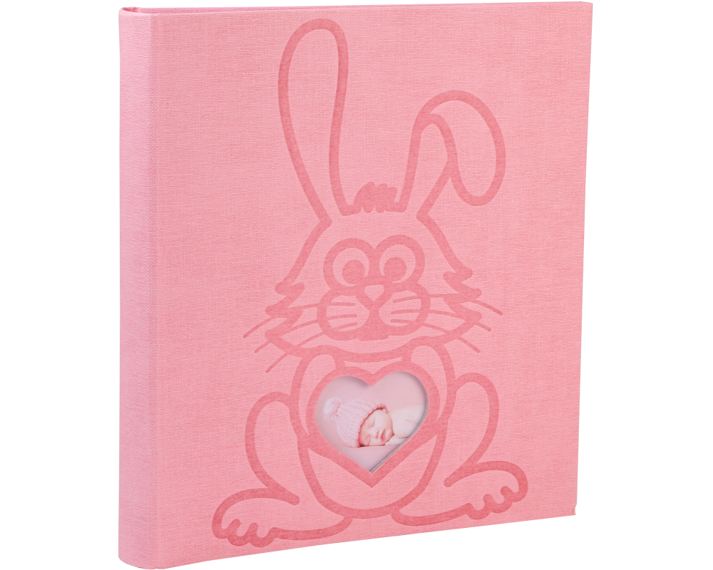 EXACOMPTA Fotoalbum Teddy 29x32cm 16564E rosa 60 Seiten