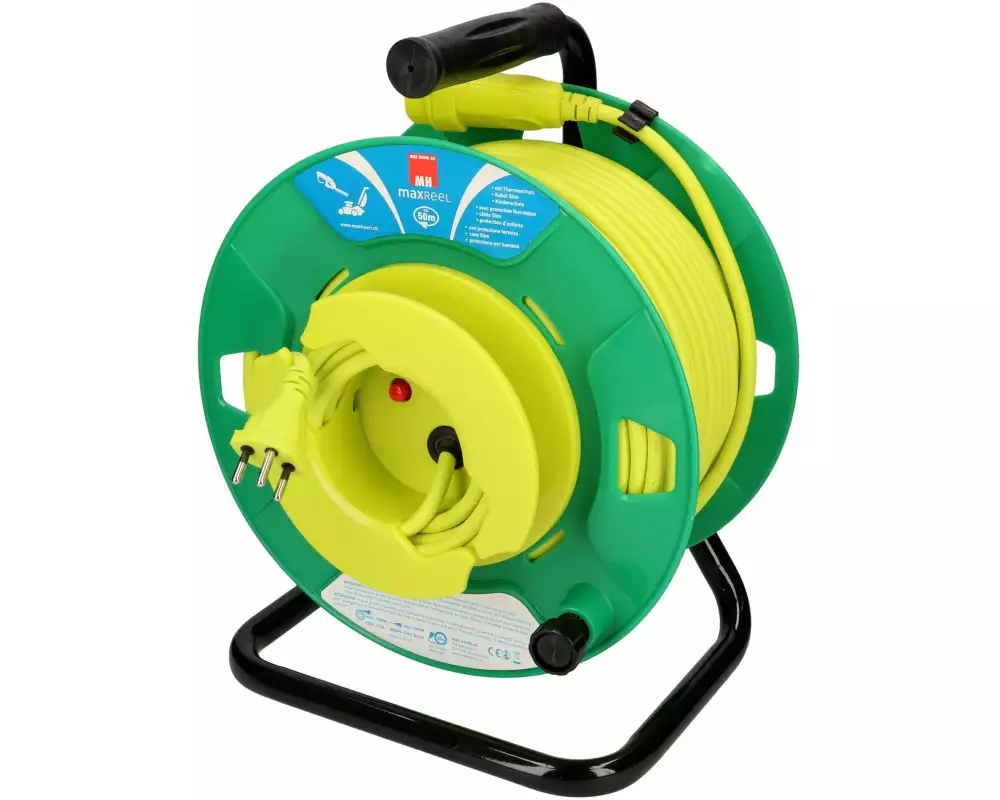 Max Hauri Rasenmäher-Kabelrolle maxREEL 50 m