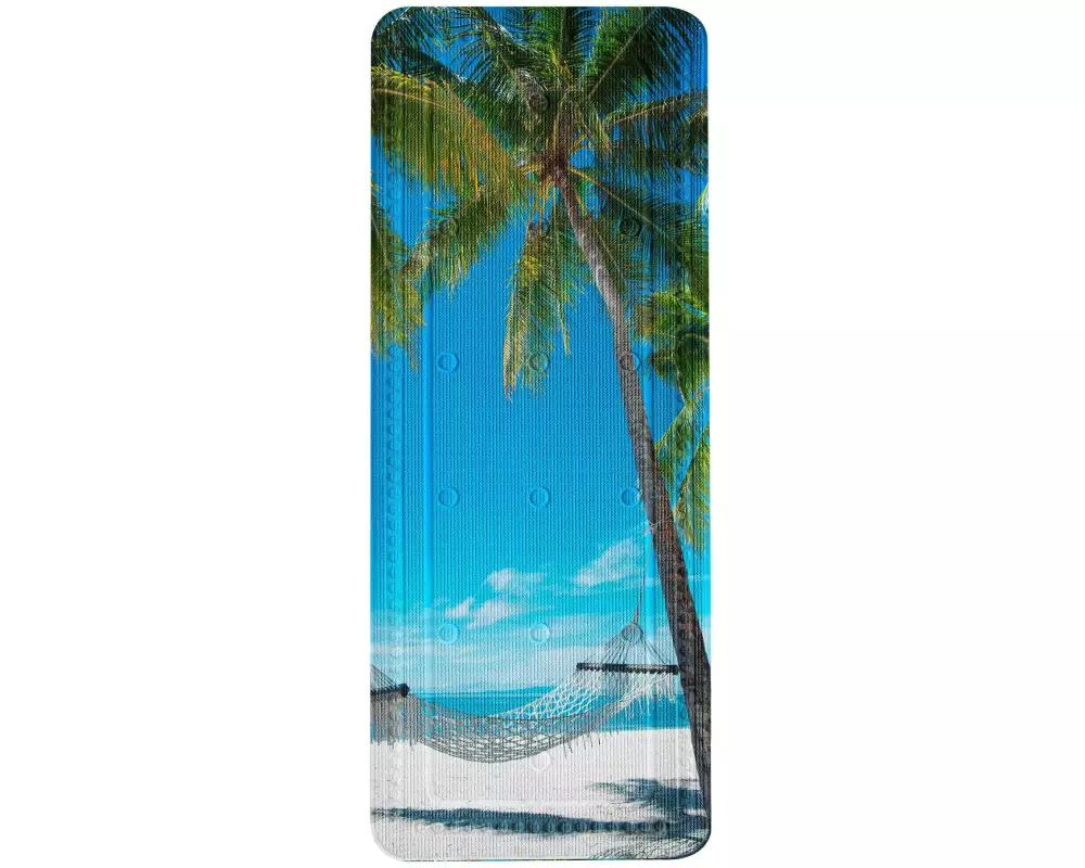 Kleine Wolke Badewanneneinlage Bahamas 36 x 92 cm, Mehrfarbig