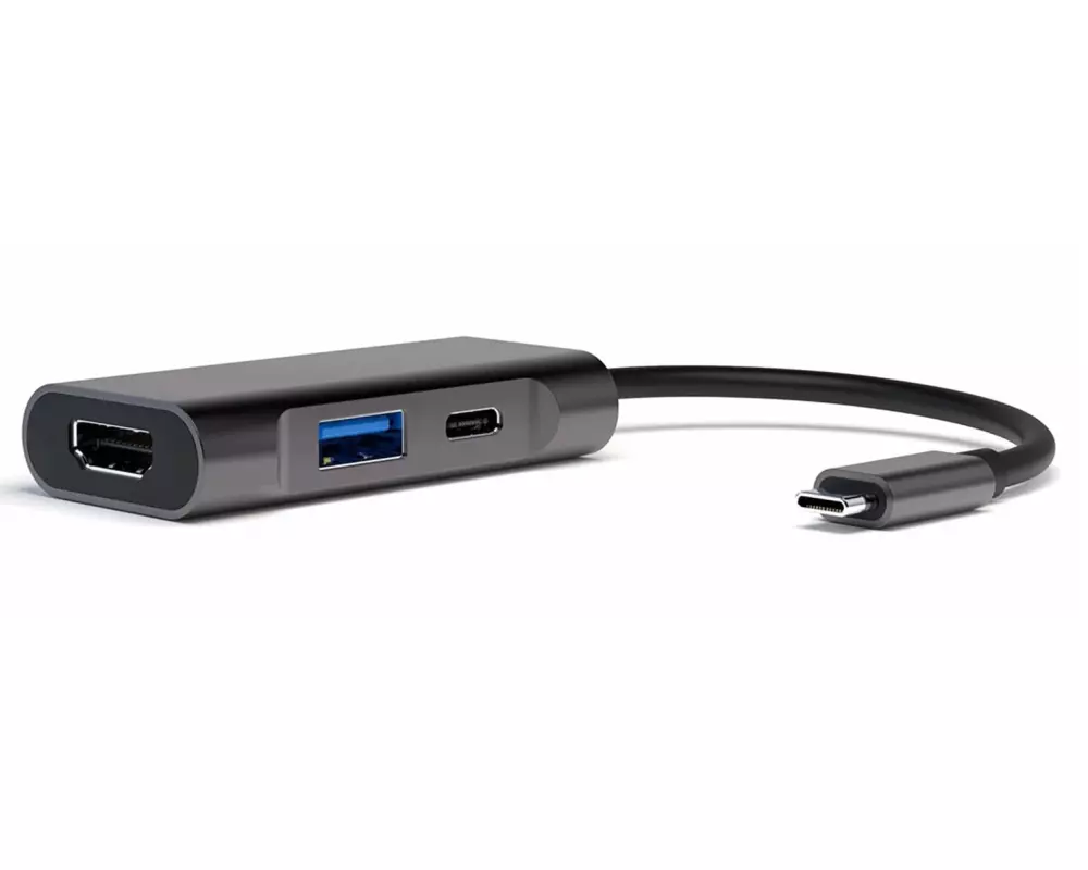 4smarts Dockingstation 3in1 Compact Hub USB-C – HDMI/USB-A/PD