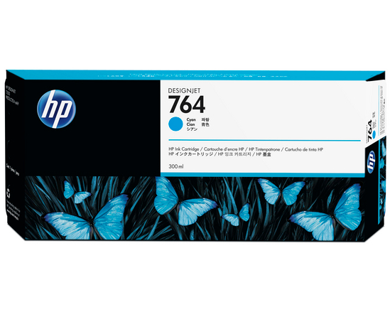 HP Tintenpatrone 764 cyan C1Q13A DesignJet T3500 300ml