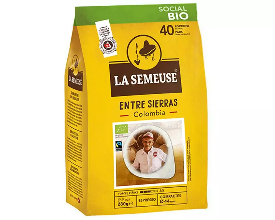 La Semeuse Kaffeepads Entre Sierras Colombia 40 Stück