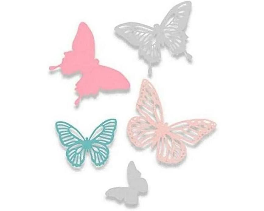Sizzix Stanzschablone Schmetterlinge , Blatt