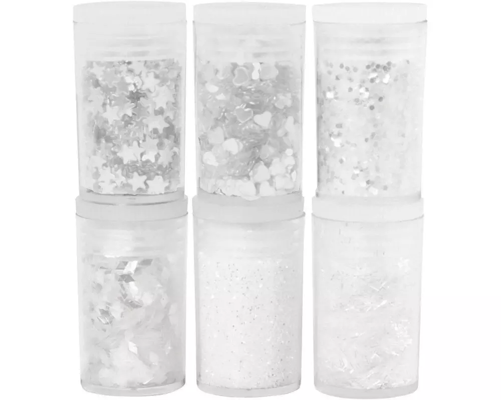 Creativ Company Glitzerset Pailetten Weiss