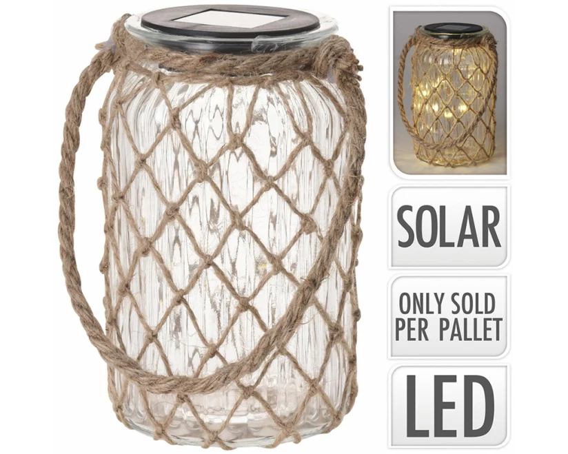 FS-STAR Solarlampe Glas 11x18.5 cm