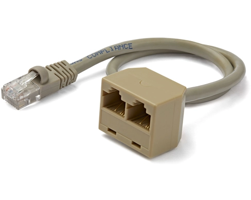 StarTech.com 2-to-1 RJ45 Splitter Cable Adapter