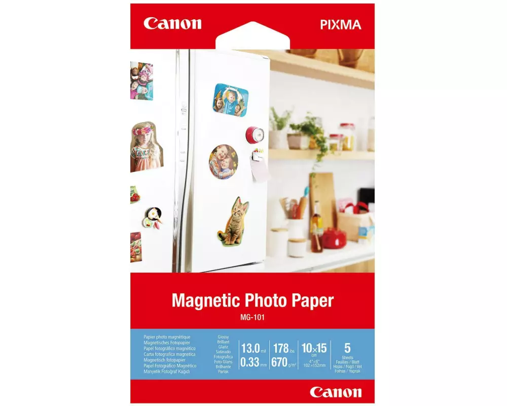 Canon Fotopapier MG-101 10x15 cm Magnetisch