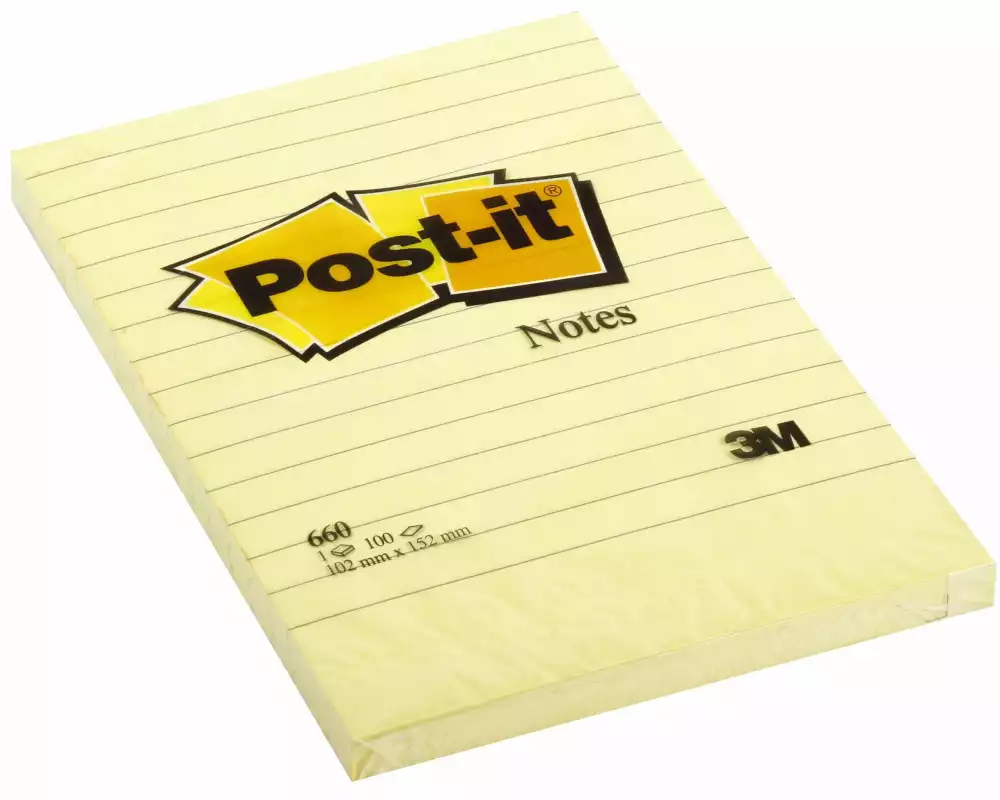 Post-it Notizzettel Post-it Grossformat 15.2 cm x 10.2 cm, Gelb