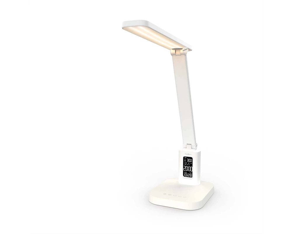 Nedis LED-Schreibtischlampe dimmbar, weiss