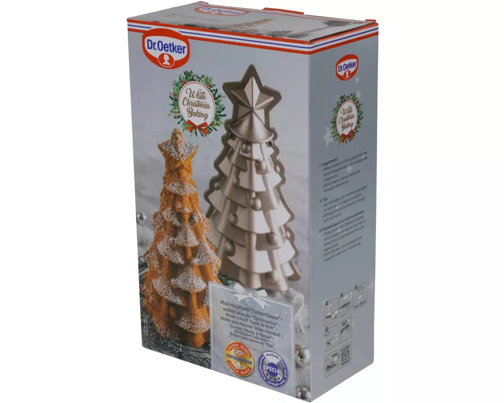 Dr.Oetker White Christmas Baking Tannenbaum Motivbackform