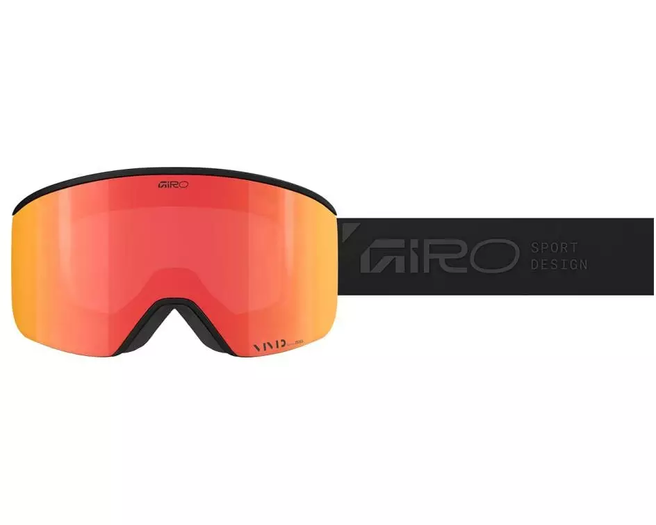 Giro Skibrille Axis Vivid Goggle Rot, Schwarz