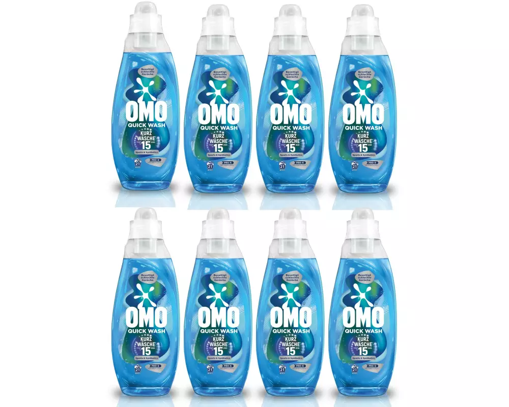 Omo Flüssigwaschmittel Quick Wash Sport and Synthetics 8x 0.84 l