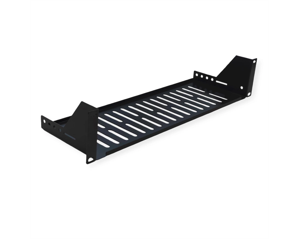 VALUE 19-Zoll-Geräteträger 2 HE, T: 150mm, max. 15 kg, U-Form, schwarz