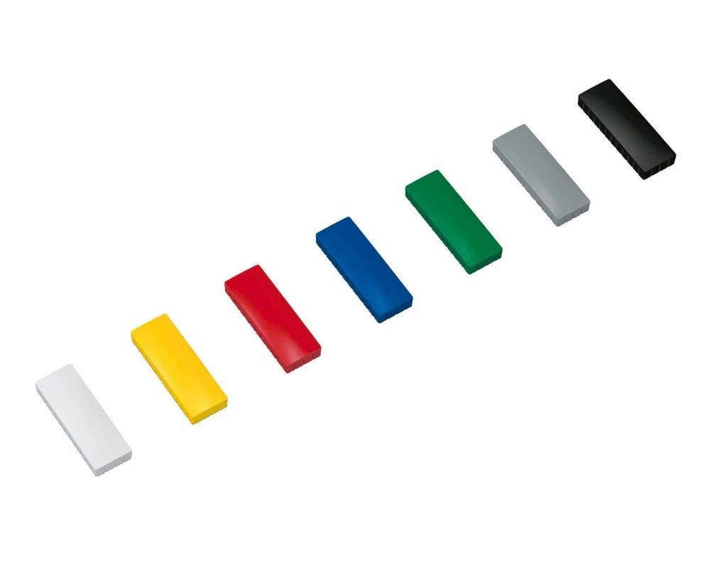 Maul Haftmagnet Solid 54 x 19 mm, 1000 g, sortiert, 10 Stück