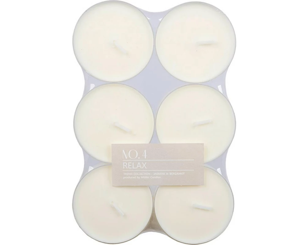 müller Kerzen Teelicht Relax 6 Stück