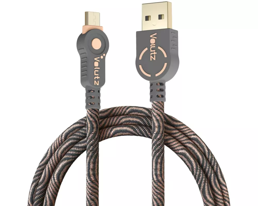 Volutz USB 2.0-Kabel Armorcord USB A - Micro-USB B 3 m