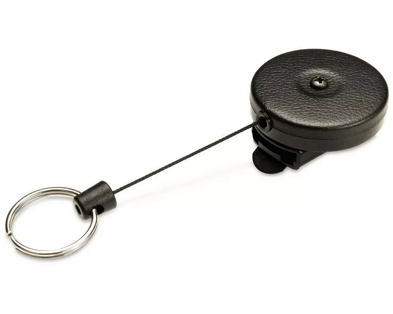 KEY-BAK Ausweishalter KB 484 120 cm, mit Clip, Schwarz