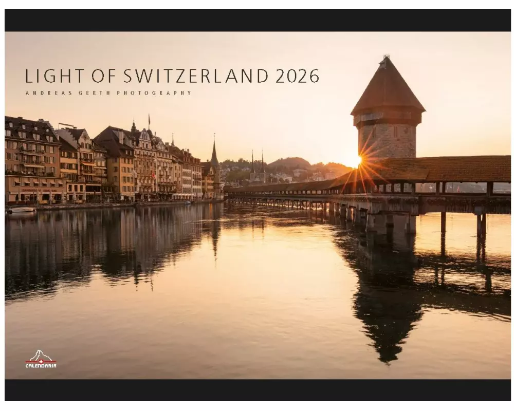Calendaria Kalender Light of Switzerland 2026