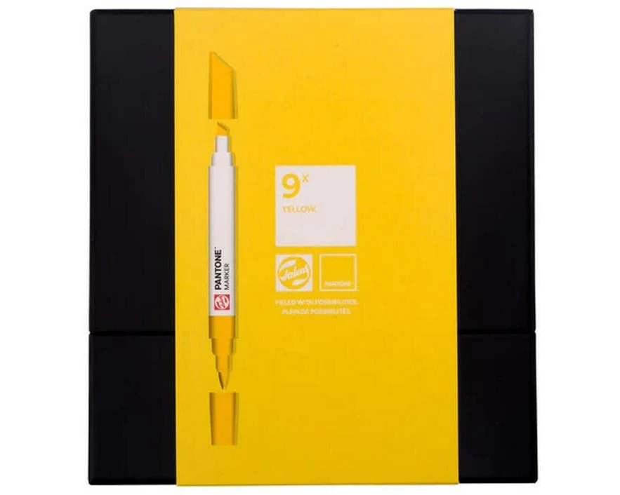 Talens Pantone Marker Set 9x Gelb