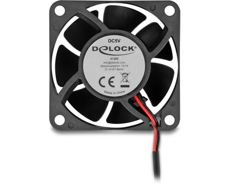 Delock PC-Lüfter 5 V DC, 60 x 60 x 25 mm