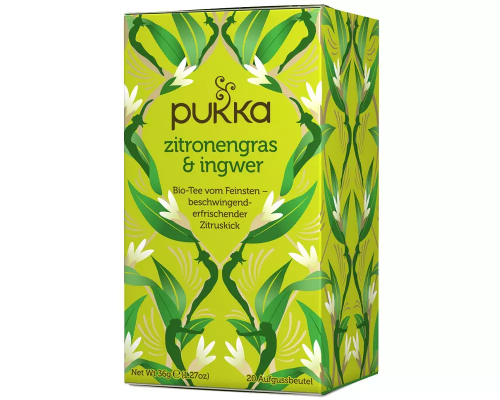 Pukka Teebeutel Bio-Tee Zitronengras & Ingwer 20 Stück
