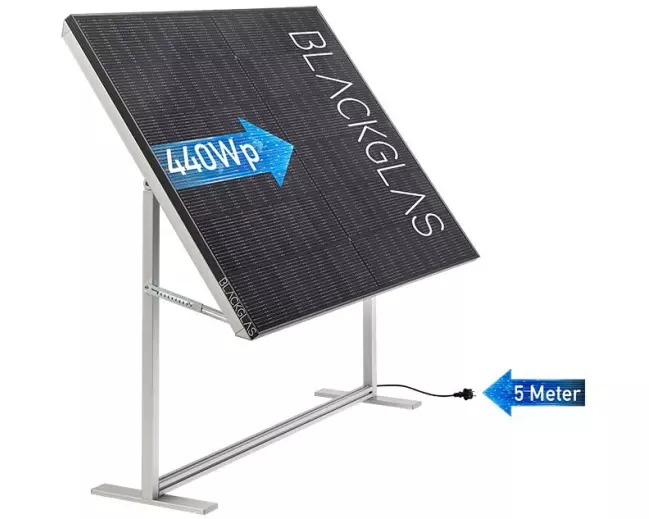 BLACKGLAS Solaranlage ECOsurface 440 Wp