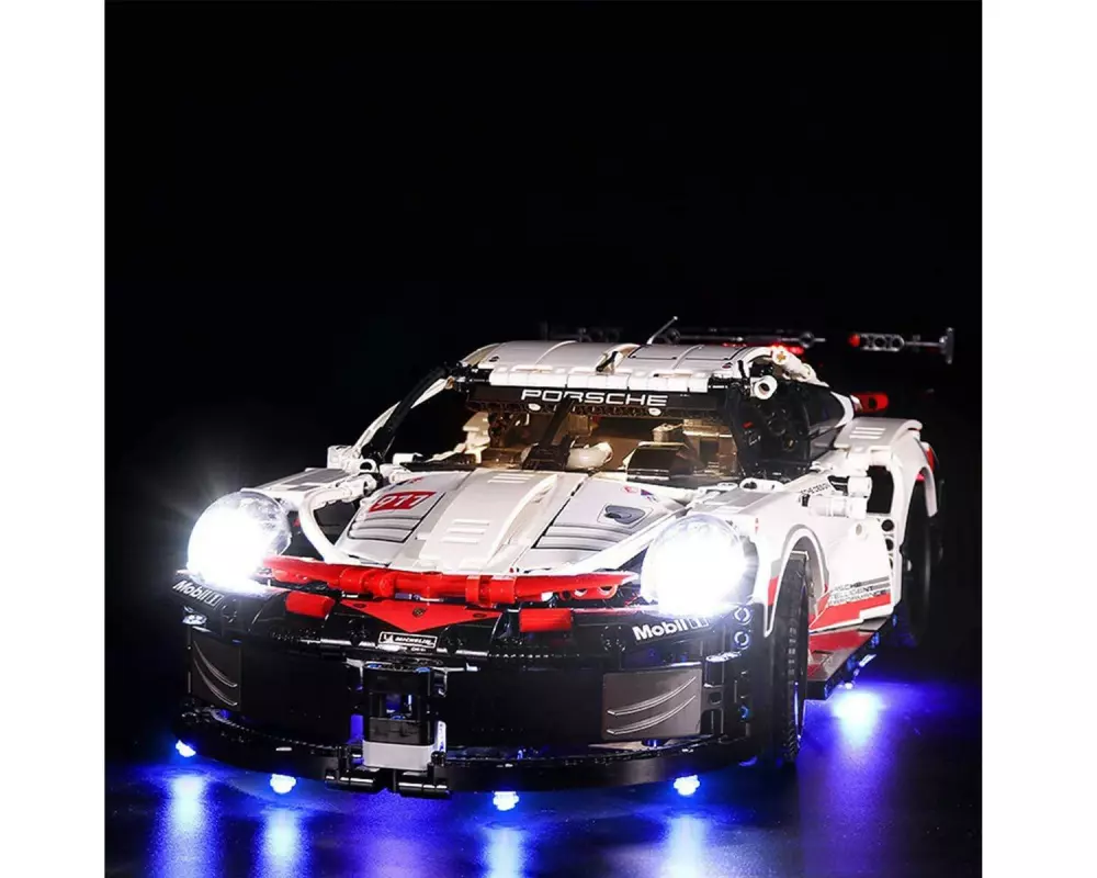 BrickBling LED-Licht-Set für LEGO Porsche 911 RSR (42096)