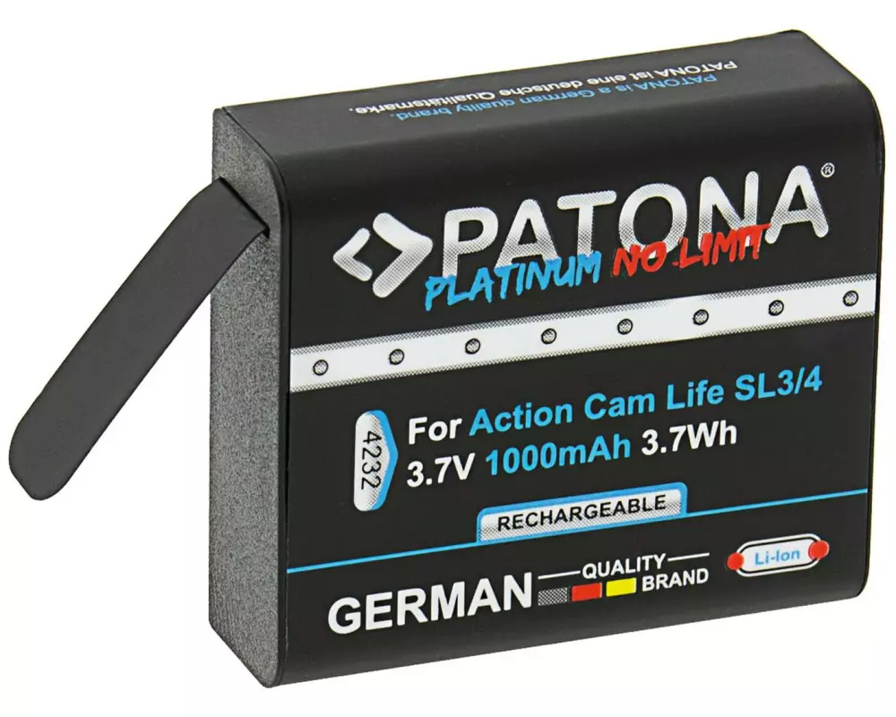 Patona Videokamera-Akku für SL3 und SL4