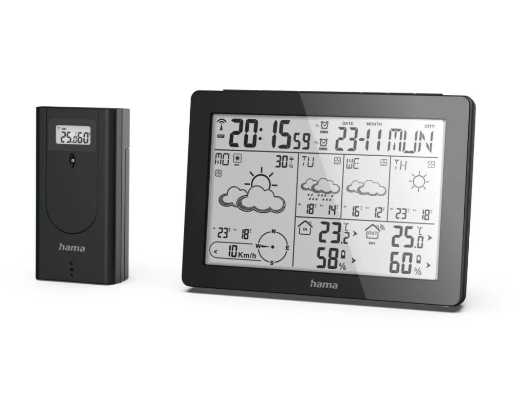 Hama Wetterstation Meteotime, Schwarz